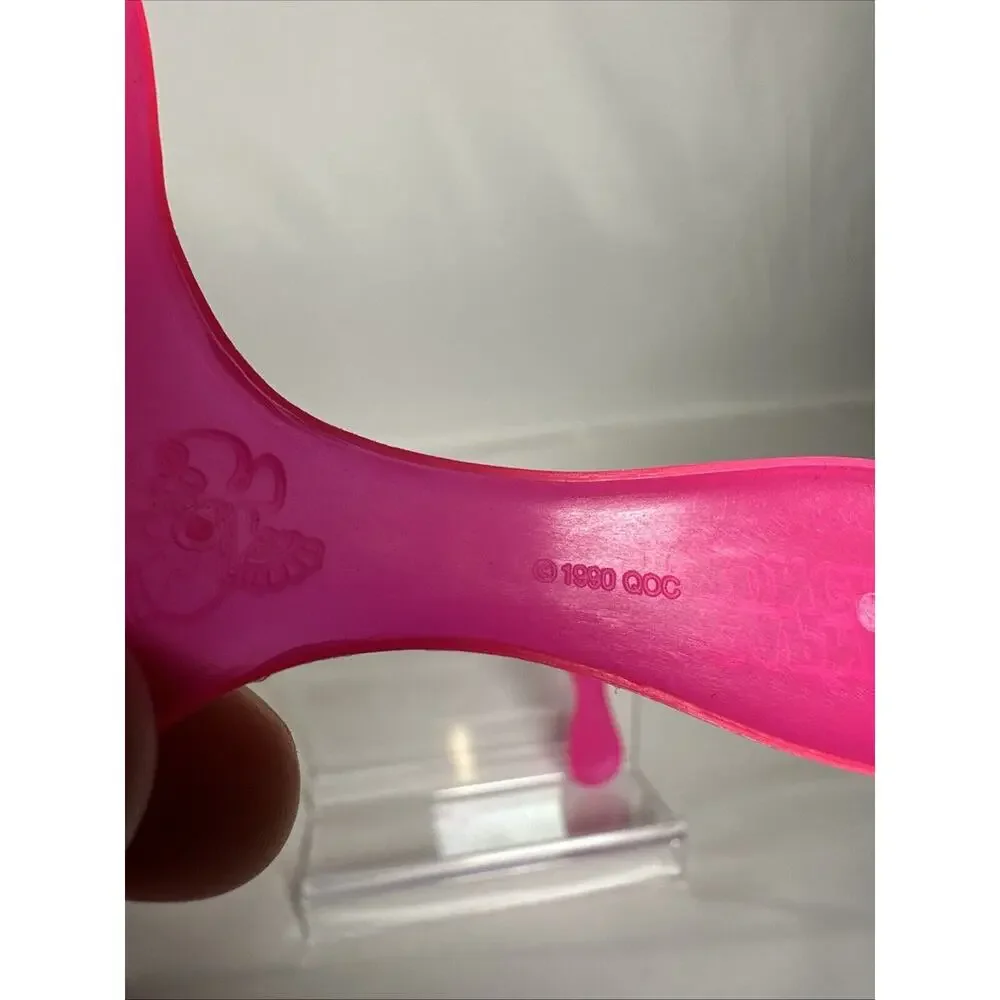 Cap'n Crunch Cereal Prize / Premium Pink Boomerang Circa 1990 Lot Of 2